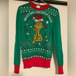 Grinch ugly sweater, M